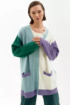 Кардиган колорблок
