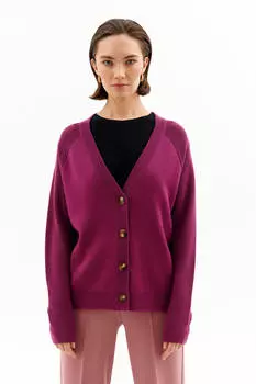 Кардиган средней длины