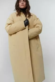 Пальто утепленное пуховое