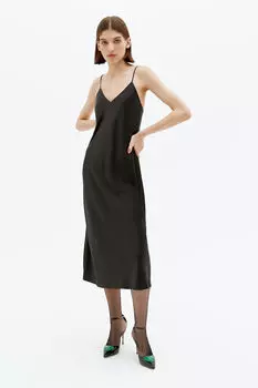 Платье-комбинация на тонких бретелях