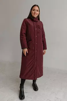 Пуховик с декоративным клапаном