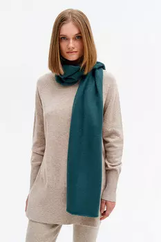 Шарф гладкой вязки