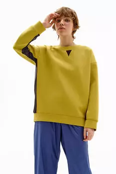 Свитшот со вставками из органзы