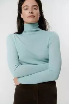 Водолазка вязаная с шерстью