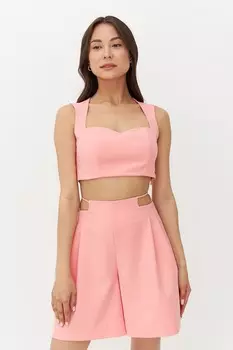 Топ-сердечко цвета персик