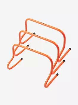 Барьер тренировочный, 30 см, 3 шт., Оранжевый