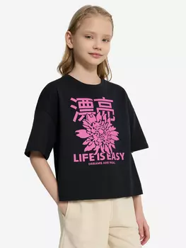 Футболка для девочек, Черный
