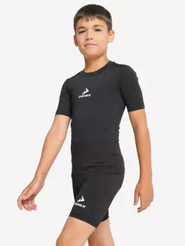 Футболка компрессионная для мальчиков Demix, Черный