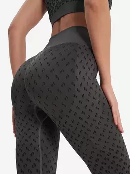 Легинсы женские HighFlow Yoga Seamless Gfx, Серый