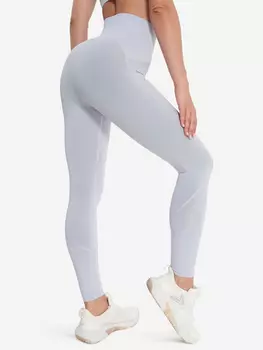 Легинсы женские MuseFit Gym Blackout, Голубой