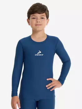 Лонгслив компрессионный для мальчиков, Синий