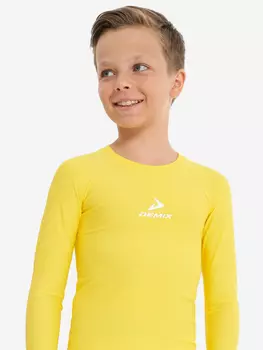 Лонгслив компрессионный для мальчиков, Желтый