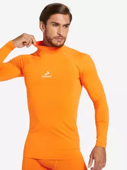 Лонгслив компрессионный мужской, Оранжевый