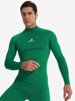 Лонгслив компрессионный мужской, Зеленый