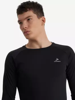 Лонгслив мужской AeroMove Running GFX Mesh, Черный