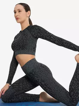 Лонгслив женский, Черный