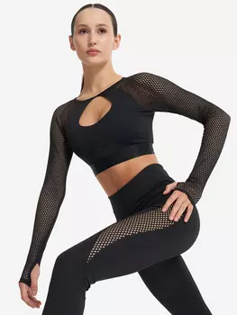 Лонгслив женский, Черный