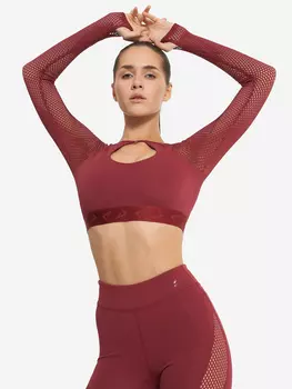 Лонгслив женский, Красный