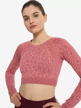 Лонгслив женский, Розовый