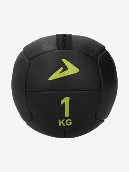 Медицинбол, 1 кг, Черный