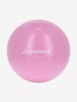 Мяч гимнастический с насосом, 55 см, Розовый