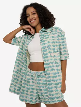 Рубашка с коротким рукавом женская Moments, Зеленый