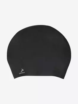 Шапочка для плавания женская, Черный