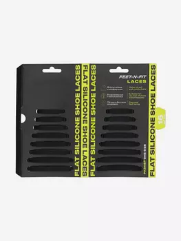 Шнурки Feet-n-Fit, Черный