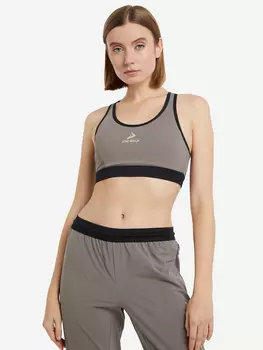Спортивный топ бра ActiveMove Trail Mesh Back, Коричневый