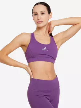 Спортивный топ бра ActiveMove Urban Mesh Back, Фиолетовый