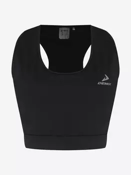 Топ бра спортивный ActiveMove Gym, Plus Size, Черный