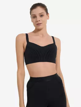 Топ бра спортивный MuseFit Dance Flock, Черный