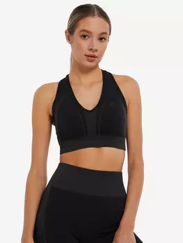 Спортивный топ бра SoftNetic Seamless, Черный