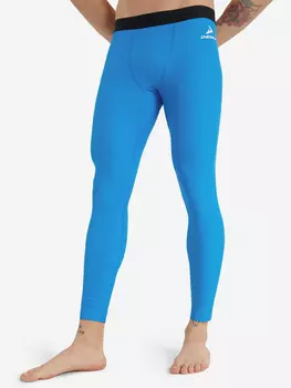 Тайтсы компрессионные мужские, Голубой