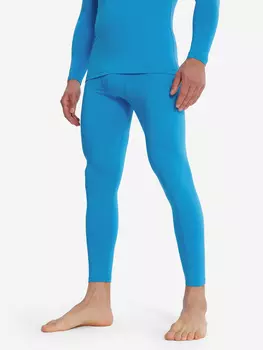 Тайтсы компрессионные мужские, Голубой