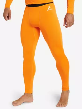 Тайтсы компрессионные мужские, Оранжевый