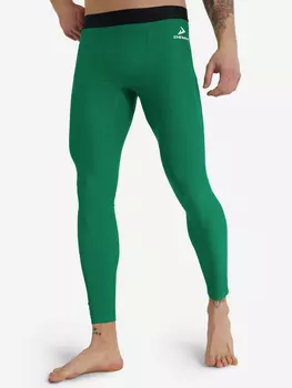 Тайтсы компрессионные мужские, Зеленый