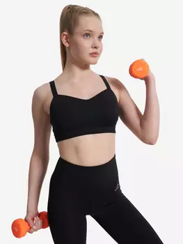 Топ бра спортивный MuseFit Dance, Черный