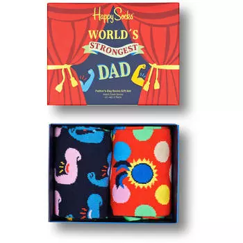 Набор носков Happy socks 2-Pack Father?s Day Socks Gift Set XFAT02