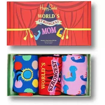 Набор носков Happy socks 3-Pack Mother?s Day Socks Gift Set XMOT08