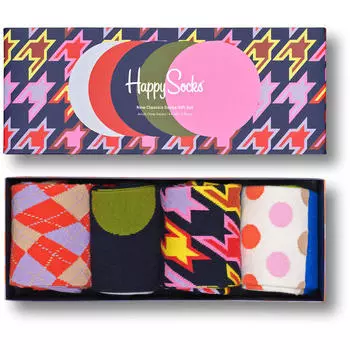 Набор носков Happy socks 4-Pack Dot Socks Gift Set XDOT09