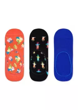 Носки Happy socks 3-Pack Hibiscus Liner Sock HIB18