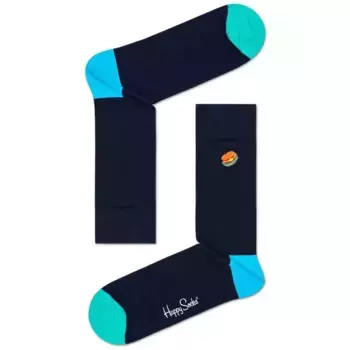Носки Happy socks Embroidery Burger Sock BEHA01