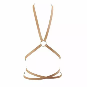 Портупея Bijoux Indiscrets Maze, коричневая