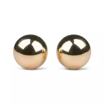 Вагинальные шарики Easytoys Gold Ben Wa Balls 22mm, золотые