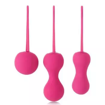 Вагинальные шарики Je Joue Ami Fuchsia, розовые