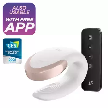 Вибратор для пар Satisfyer Double Love, белый