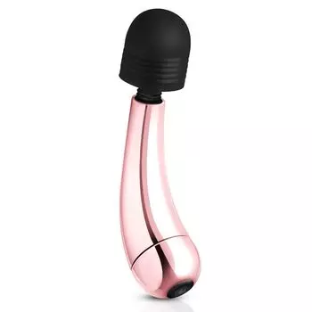 Вибратор Rosy Gold Nouveau Mini Curve Massager