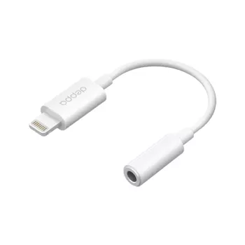 Адаптер Deppa (72404) Lightning/Jack 3.5mm (белый)