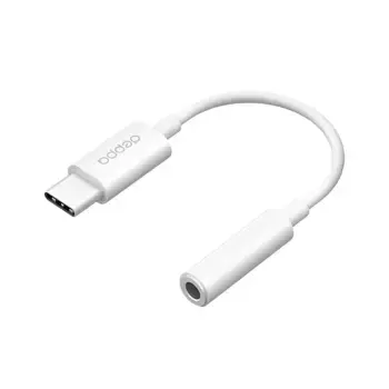 Адаптер Deppa (72408) Type-C/Jack 3.5mm (белый)